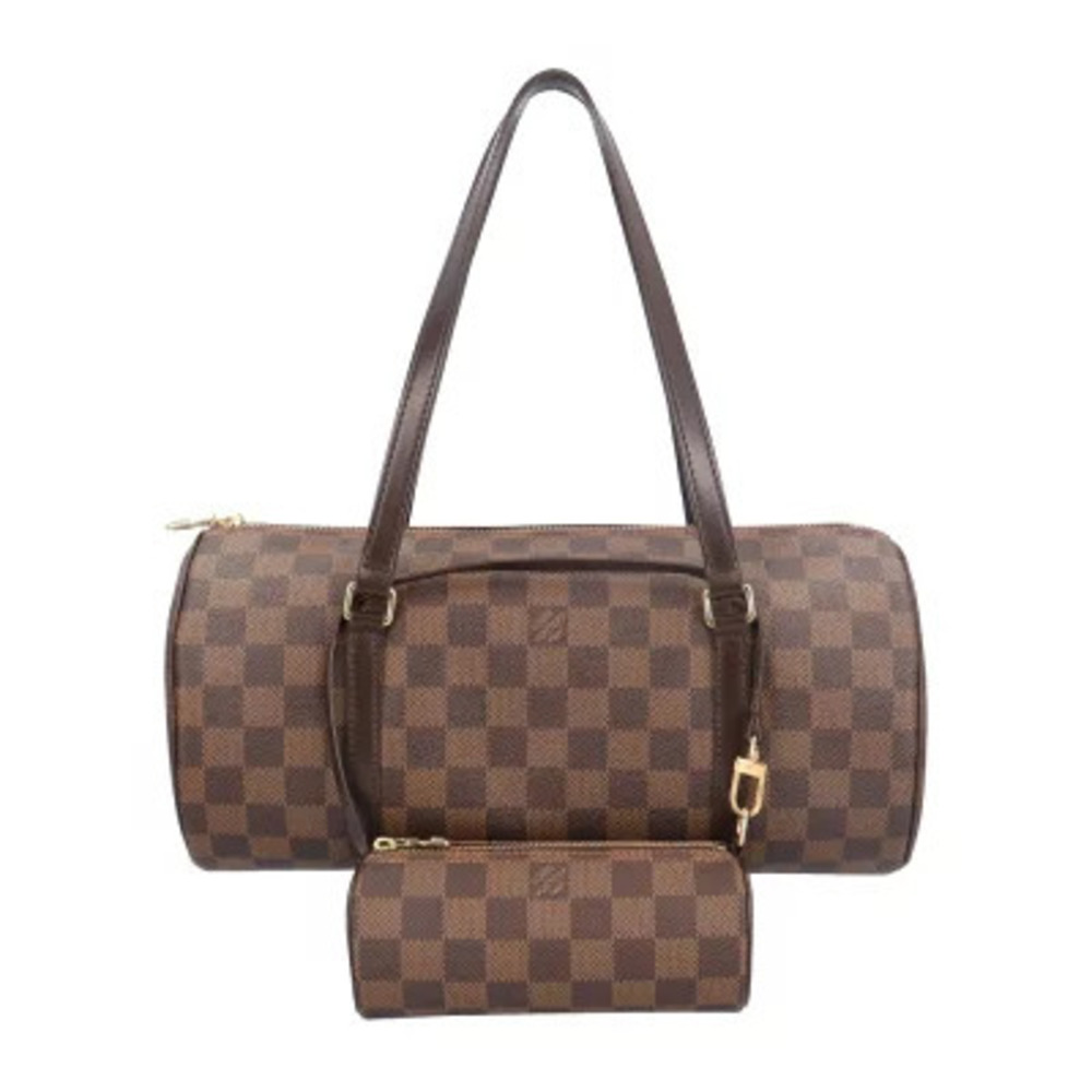 Louis Vuitton Papillon Damier Handbag Canvas Brown